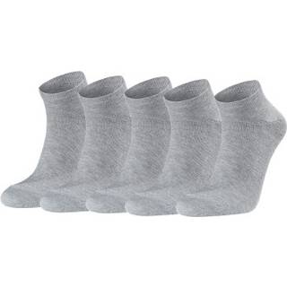 Seger 5-pak Low Cotton Socks - Grey - Str 35/38