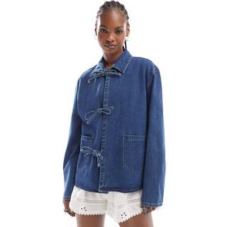 ONLY dame jakke ONLTHILLE - Dark Blue Denim - XS