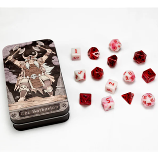 Character Class Classic RPG Dice Set Barbarian (13)