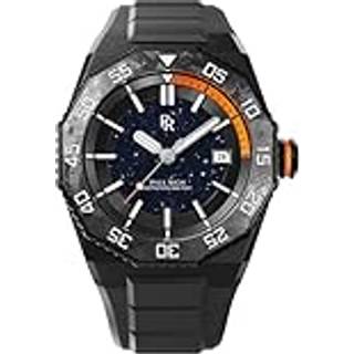 Paul Rich Aquacarbon Aventurine Silver/Black PR0012 - Herre - 43 mm - Analog - Quartz - Safirglas