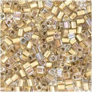 itoshii triangle Perlen 2,2mm 10g - Gold Metallic Transparent