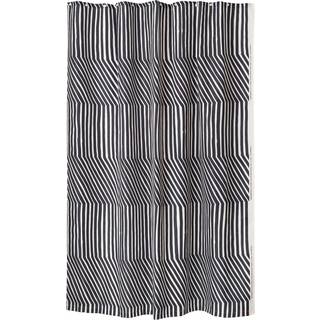 Marimekko Kalasääski Bruseforhæng 180x200 Cm Offwhite/trækulsfarvet / - Bruseforhæng Polyester Off-White - 073528-190