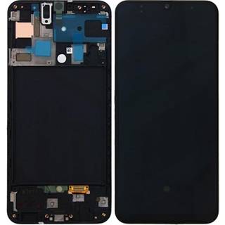 Samsung Galaxy A50 LCD-Skærm GH82-19204A - Sort