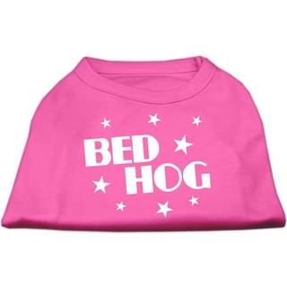 Bed Hog Screen Printed Shirt Bright Pink XS