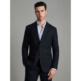 Reiss Kin Enkeltradet Hør Jakkesæt Blazer Slim Fit 48