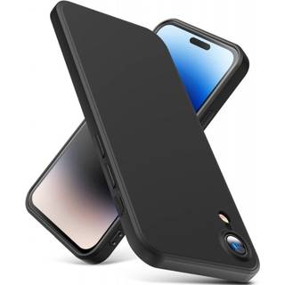 iPhone XR Gummieret skalvæske - Sort
