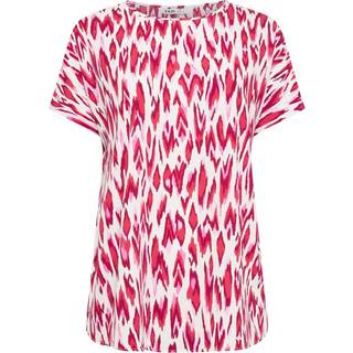 Yours Curve Yours Curve Pink Pink Abstract Print Short Sleeve Blouse