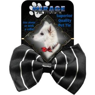 Hund båge slips pinstripes