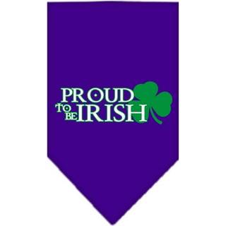 Stolt över att vara irländsk skärmtryck Bandana Purple Small