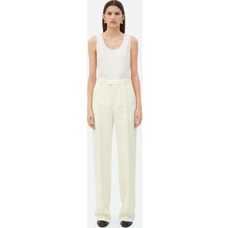 Bottega Veneta Linen straight pants - white - XXXS