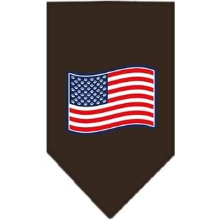 Tassar och ränder skärmtryck bandana kakao stora