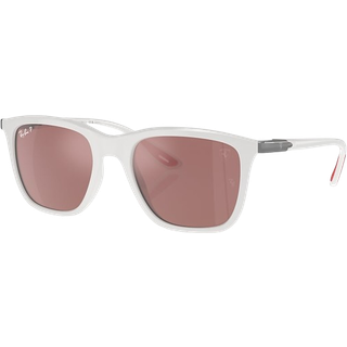 Ray-Ban RB4433M Polarized F625H2 54 Solbriller Mænd Hvid - White - 54mm
