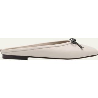 Brunello Cucinelli Monili leather mules - grey - EU 38