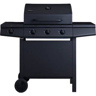 Gasgrill 3 brændere og sidebrænder sort - Grillexpert