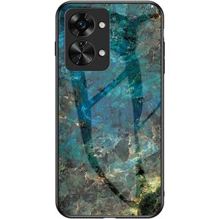 SKALO OnePlus Nord 2T 5G Marmor hærdet glas TPU Cover - #2