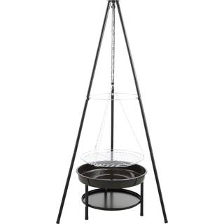 Bålsted tripod med bålfad og rist - Grillexpert