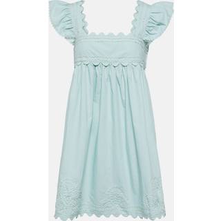 Juliet Dunn Cotton minidress - green - M
