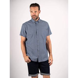 Pre End Sigfred Herre Kortærmet skjorte - Thunder blue - XL-43/44