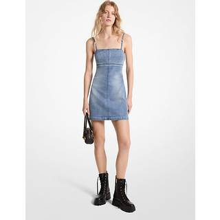 MK Stretch Denim Mini Dress - Blue - Michael Kors - EU 34