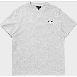 T-shirt A.P.C. Standard Rue Madame T-Shirt UNISEX Heather Grey/ Black L - Black - L