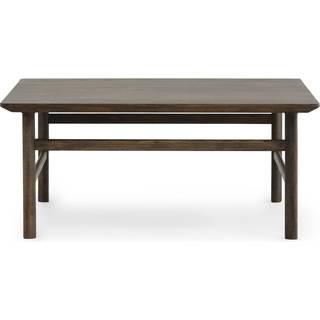 Normann Copenhagen Grow Sofabord Røget Egetræ 80 X 80 cm