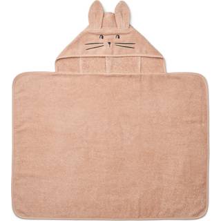 Liewood Vilias rabbit badcape håndklæde med hætte 60x80 cm Pale tuscany