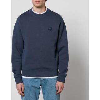 Maison Kitsuné Tonal Fox Head Sweatshirt Ink Blue