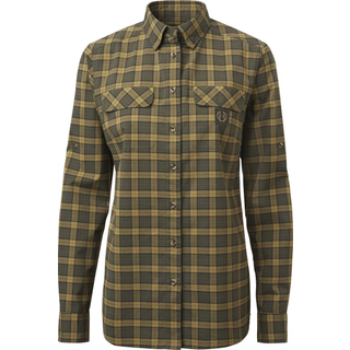 Chevalier Women's Creek Shooting Fit Coolmax Shirt Moss Checked, 38W
