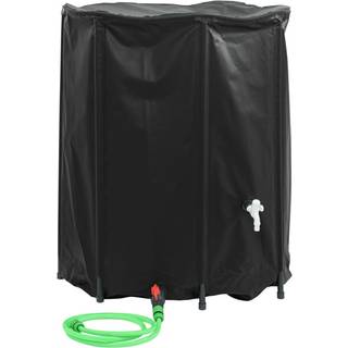 Sammenklappelig Regnvandsbeholder - Sort / 1250 l
