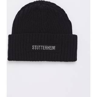 Logo Beanie Black - Black - ONESIZE