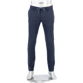 Alberto Herren Hose blau Slim Fit