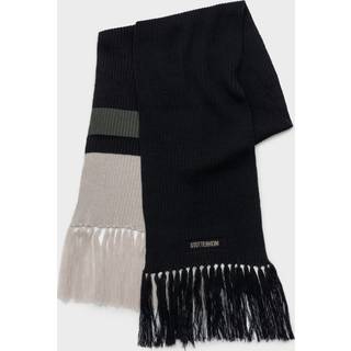 Fringe Scarf Black - Black - ONESIZE