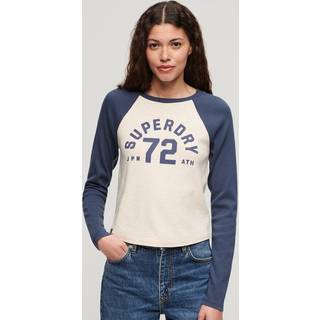 Superdry Athletic Rib Slank Langærmet TopEU 42-44 (UK 14-16)