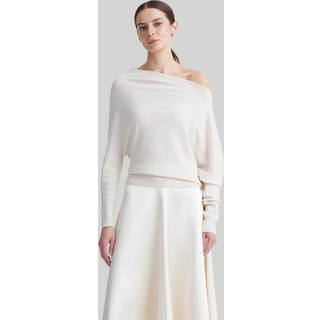 Altuzarra Grainge off-shoulder cashmere sweater - white - XL