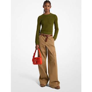 MK Merino Wool Mesh Jumper - Green - Michael Kors - XS