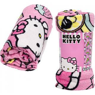 Northwest Hello Kitty silkekastt?ppe 40"""""""" x 50""""""""- Rainbow Single Pink 91907