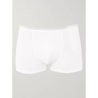 Zimmerli Herren Pants weiß Baumwolle & Mix unifarben