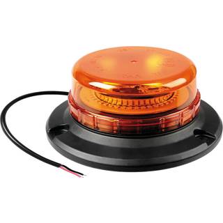 LED Mini Rotorblink 12-24V - 45 LED pærer / Skruemontering - Gul Linse RL-6