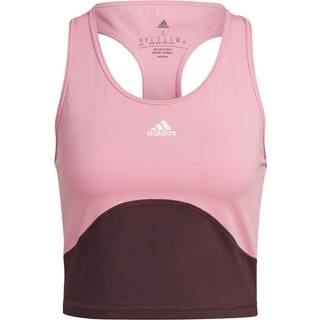 adidas High Intensity Cropped Tank Top Women - Pink, Size XL - pink