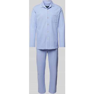 Polo Ralph Lauren Herren Pyjama blau Baumwolle & Mix unifarben