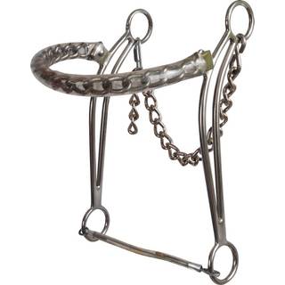 Klassisk Equine Carol Goostree Hackamore med overd?kket k?de n?sepiece 8,75-tommer