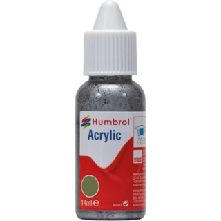 HUMBROL ACRYLIC DROPPER BOTTLE 14ML No.80 Grass Green Matt