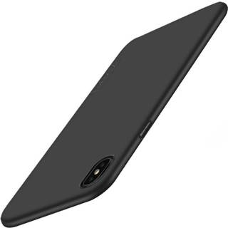 X-LEVEL iPhone Xs Max mobiletui i silikone med mat overfalde - Sort