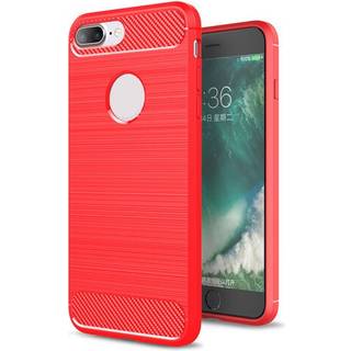SKALO iPhone 7/8 Plus Armor Carbon Stødsikker TPU-cover - Sort