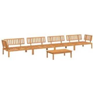 sofasæt til haven 5 dele træpaller massivt akacietræ