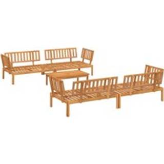 sofasæt til haven 5 dele træpaller massivt akacietræ