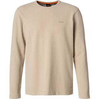 T-shirt i en bomuldsblanding med vaffeltekstur