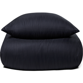 Sengetøj i 100% Egyptisk bomuld - 140x220 cm - Mørkeblåt sengetøj - Ekstra blødt sengesæt fra By Borg