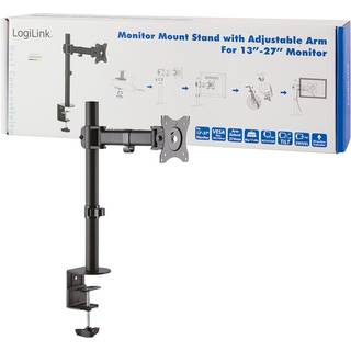 LogiLink Monitor mount 13-27" steel arm length: 274 mm