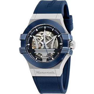 Maserati R8821108035 Potenza Automatic Blue Resin Strap Watch - W81187